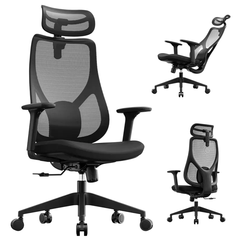 Scaun de birou SENSE7 Moyo Black Scaun de birou SENSE7 Moyo Black