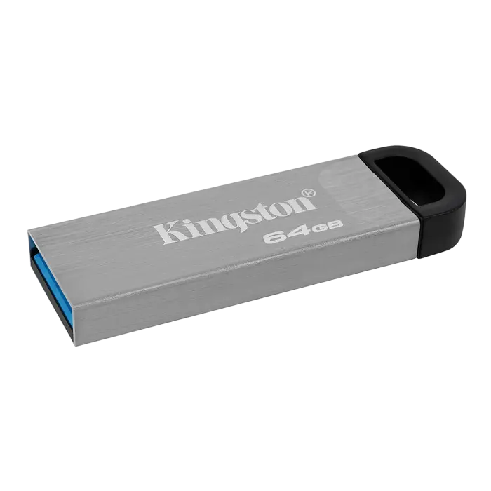 USB Flash накопитель Kingston DataTraveler Kyson 64 ГБГБ Серебристый - 200 МБ/с USB Flash накопитель Kingston DataTraveler Kyson 64 ГБГБ Серебристый - 200 МБ/с