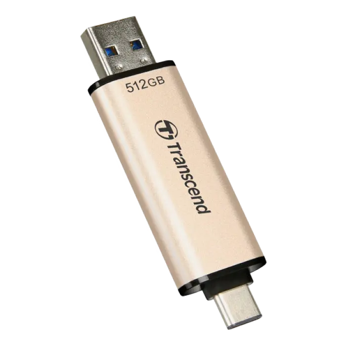 Memorie USB Transcend JetFlash 930C 512 GBGB Gold - 420 MB/s | 400 MB/s Memorie USB Transcend JetFlash 930C 512 GBGB Gold - 420 MB/s | 400 MB/s