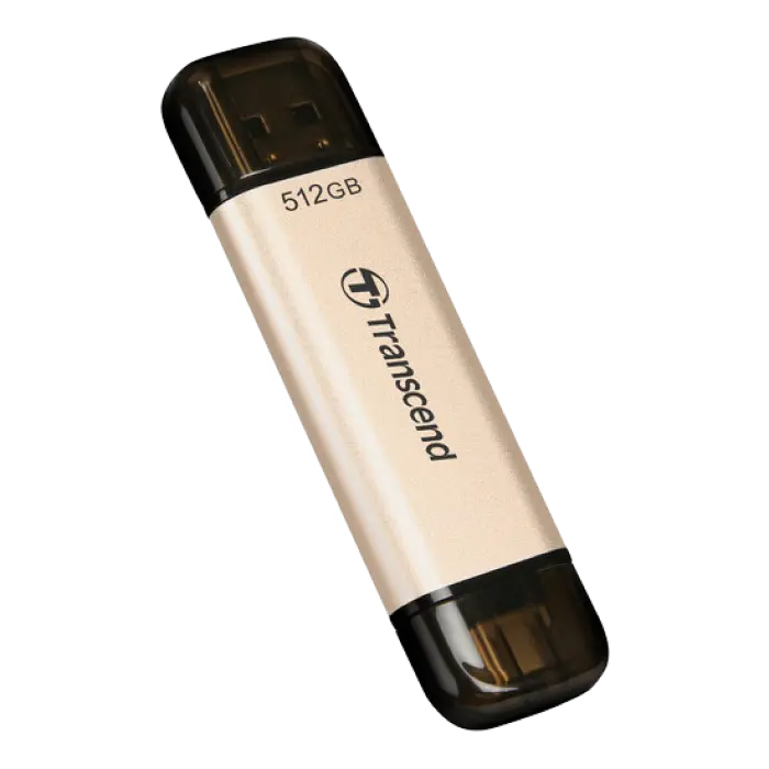 Memorie USB Transcend JetFlash 930C 512 GBGB Gold - 420 MB/s | 400 MB/s Memorie USB Transcend JetFlash 930C 512 GBGB Gold - 420 MB/s | 400 MB/s