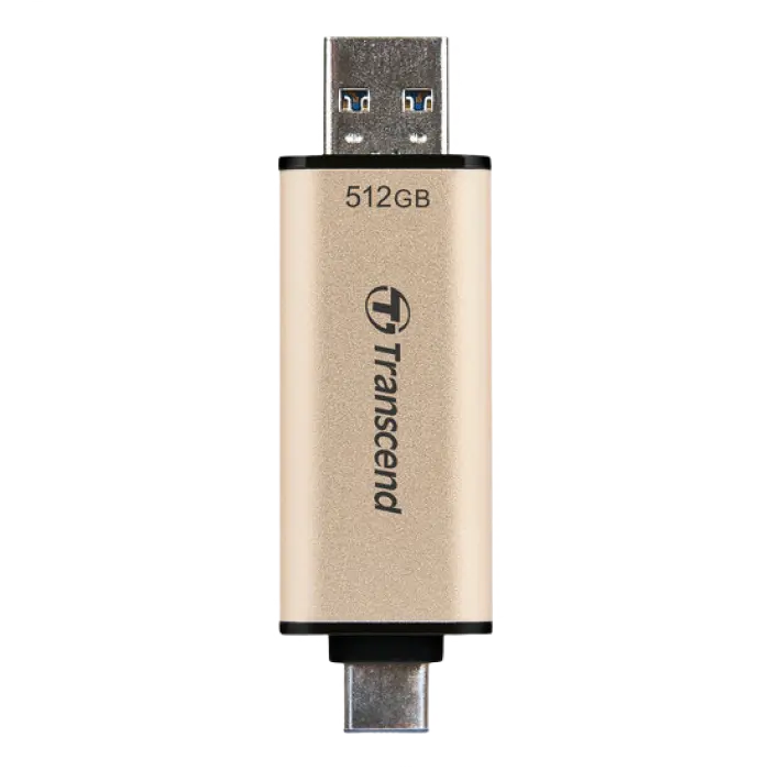 Memorie USB Transcend JetFlash 930C 512 GBGB Gold - 420 MB/s | 400 MB/s Memorie USB Transcend JetFlash 930C 512 GBGB Gold - 420 MB/s | 400 MB/s