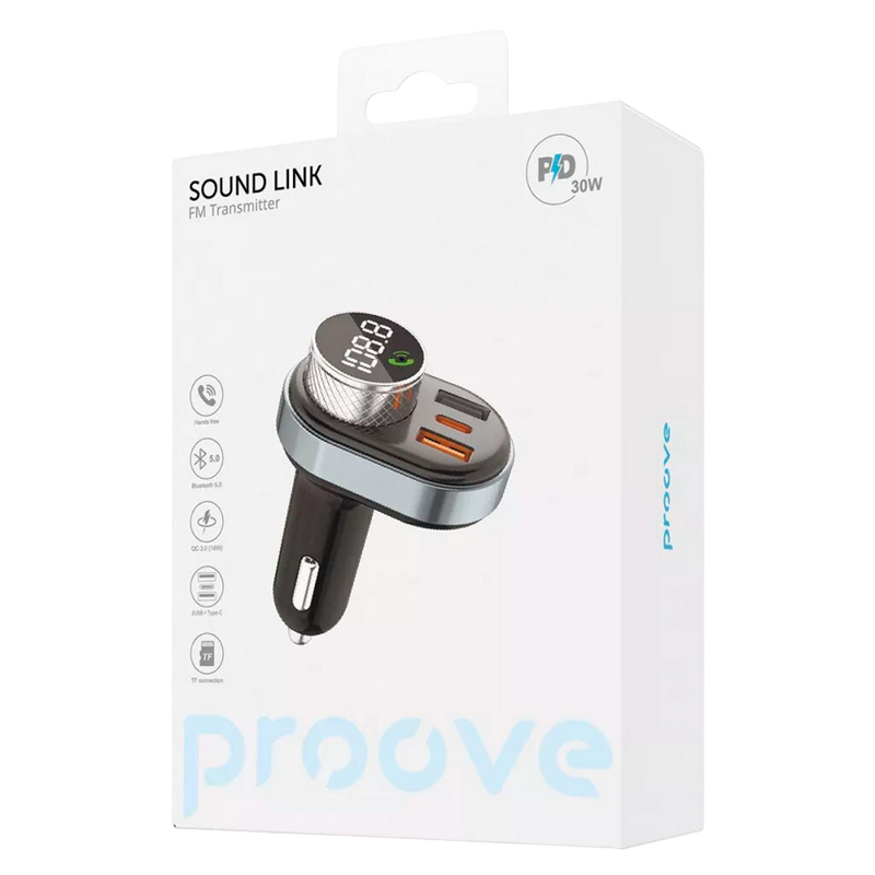 FM-модулятор Proove Sound Link Черный FM-модулятор Proove Sound Link Черный