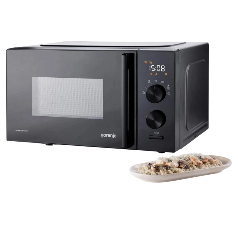 Cuptor cu microunde Gorenje MO20AE1B5 Negru - Independentă | 20 l | 800 W Cuptor cu microunde Gorenje MO20AE1B5 Negru - Independentă | 20 l | 800 W