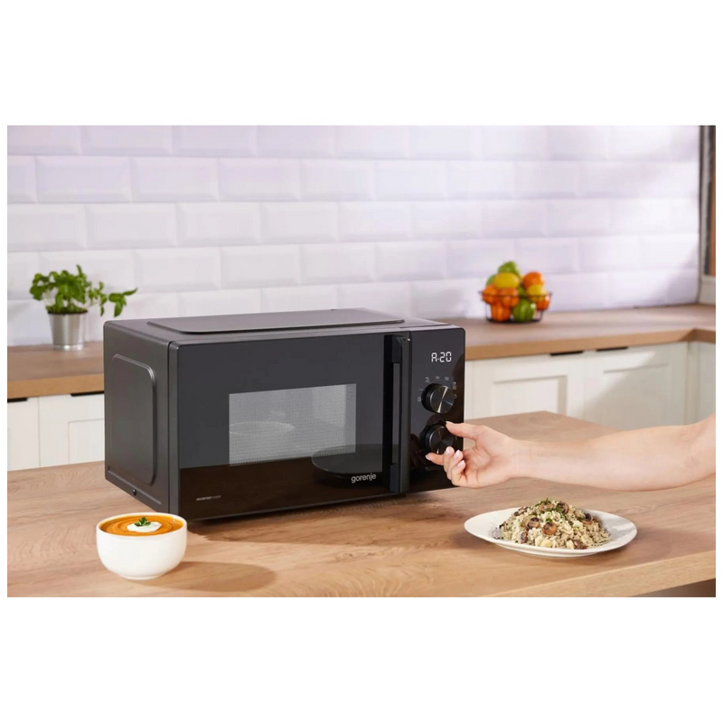 Cuptor cu microunde Gorenje MO20AE1B5 Negru - Independentă | 20 l | 800 W Cuptor cu microunde Gorenje MO20AE1B5 Negru - Independentă | 20 l | 800 W
