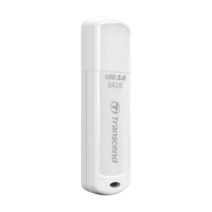 USB Flash накопитель Transcend JetFlash 730 64 ГБГБ Белый - 90 МБ/с | 30 МБ/с USB Flash накопитель Transcend JetFlash 730 64 ГБГБ Белый - 90 МБ/с | 30 МБ/с