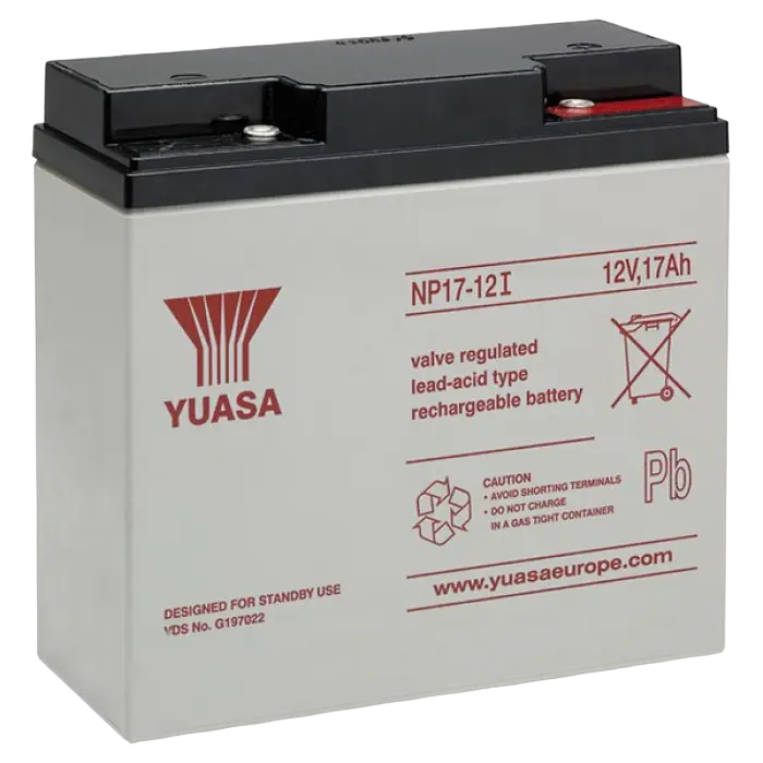 Аккумулятор для резервного питания Yuasa NP17-12I -TW - 12 В | 17 Ач Аккумулятор для резервного питания Yuasa NP17-12I -TW - 12 В | 17 Ач