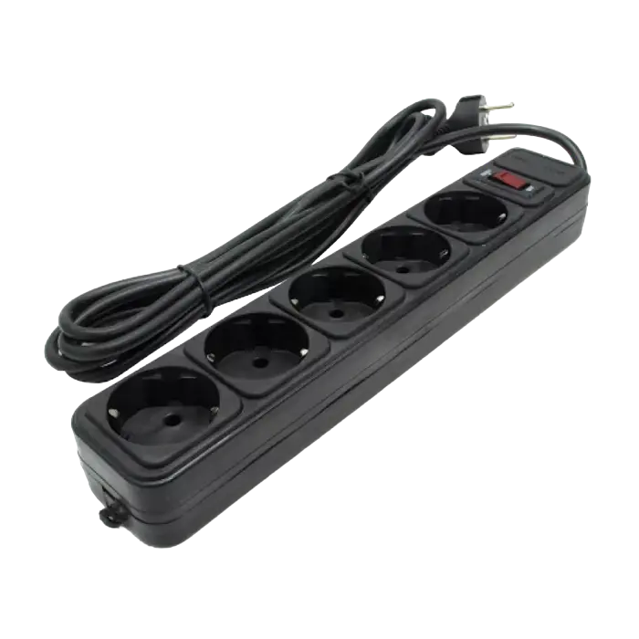 Сетевой фильтр Ultra Power UP3-B-1.8UPS Черный - 1.8 м | 2200 Вт | 5 Сетевой фильтр Ultra Power UP3-B-1.8UPS Черный - 1.8 м | 2200 Вт | 5