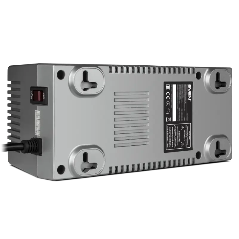 Stabilizator de Tensiune SVEN VR-F1500 Gri - 1500 VA | 500 W Stabilizator de Tensiune SVEN VR-F1500 Gri - 1500 VA | 500 W
