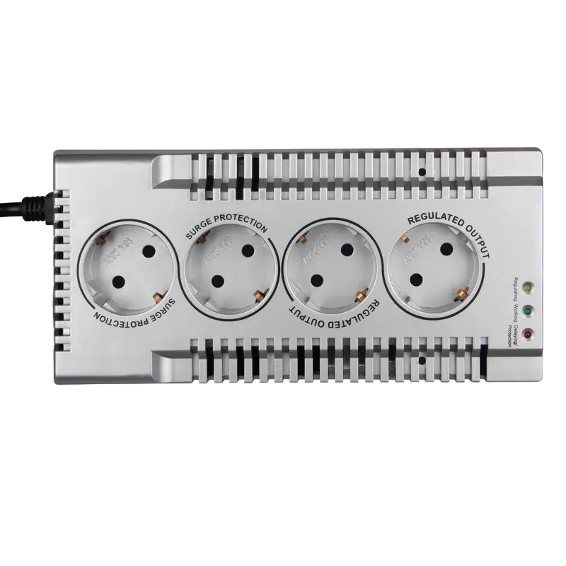 Stabilizator de Tensiune SVEN VR-F1500 Gri - 1500 VA | 500 W Stabilizator de Tensiune SVEN VR-F1500 Gri - 1500 VA | 500 W