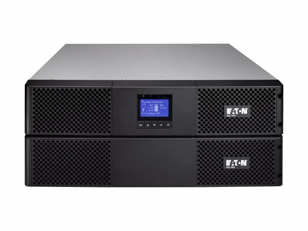 Аккумулятор для резервного питания Eaton 9SXEBM36R Черный - Крепление в стойку | Онлайн | 1000 ВА Аккумулятор для резервного питания Eaton 9SXEBM36R Черный - Крепление в стойку | Онлайн | 1000 ВА