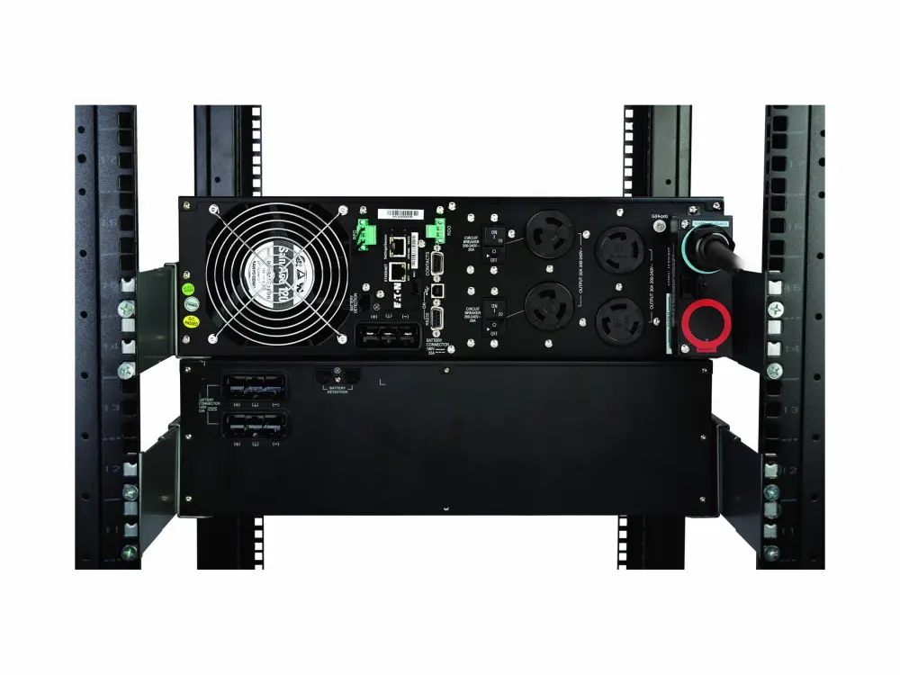 Источник бесперебойного питания Eaton 9PXEBM180 Черный - Башня,Крепление в стойку | Онлайн | 6000 ВА Источник бесперебойного питания Eaton 9PXEBM180 Черный - Башня,Крепление в стойку | Онлайн | 6000 ВА