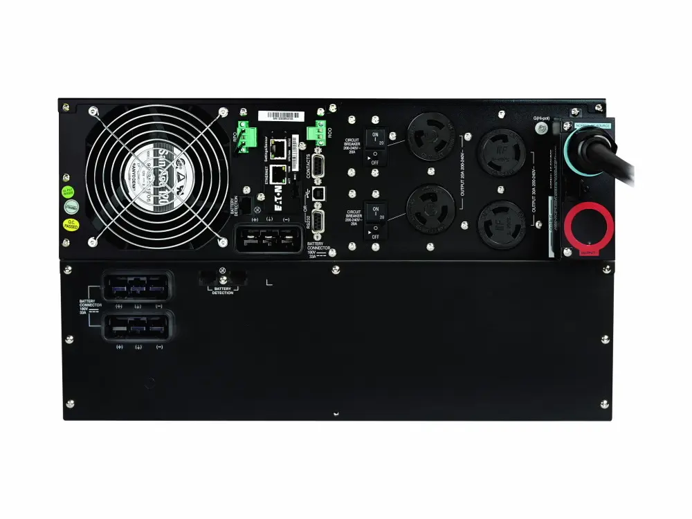 Источник бесперебойного питания Eaton 9PXEBM180 Черный - Башня,Крепление в стойку | Онлайн | 6000 ВА Источник бесперебойного питания Eaton 9PXEBM180 Черный - Башня,Крепление в стойку | Онлайн | 6000 ВА