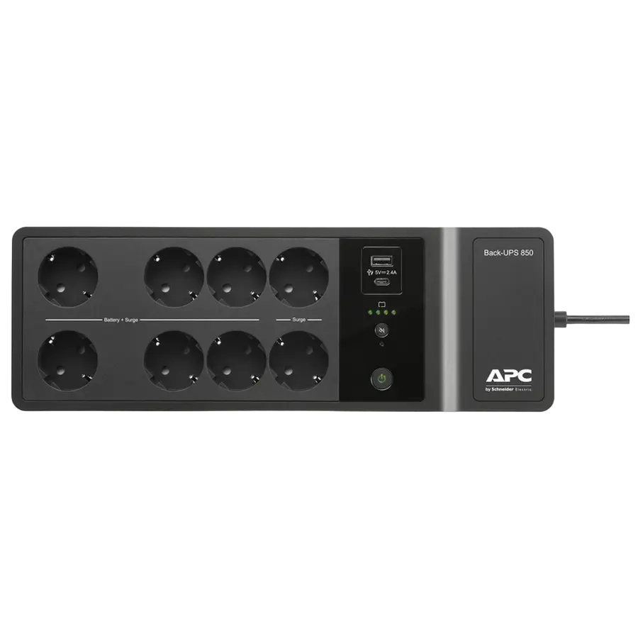 Sursă de alimentare neîntreruptibilă APC BE850G2-GR Negru - Turn | 850 VA Sursă de alimentare neîntreruptibilă APC BE850G2-GR Negru - Turn | 850 VA