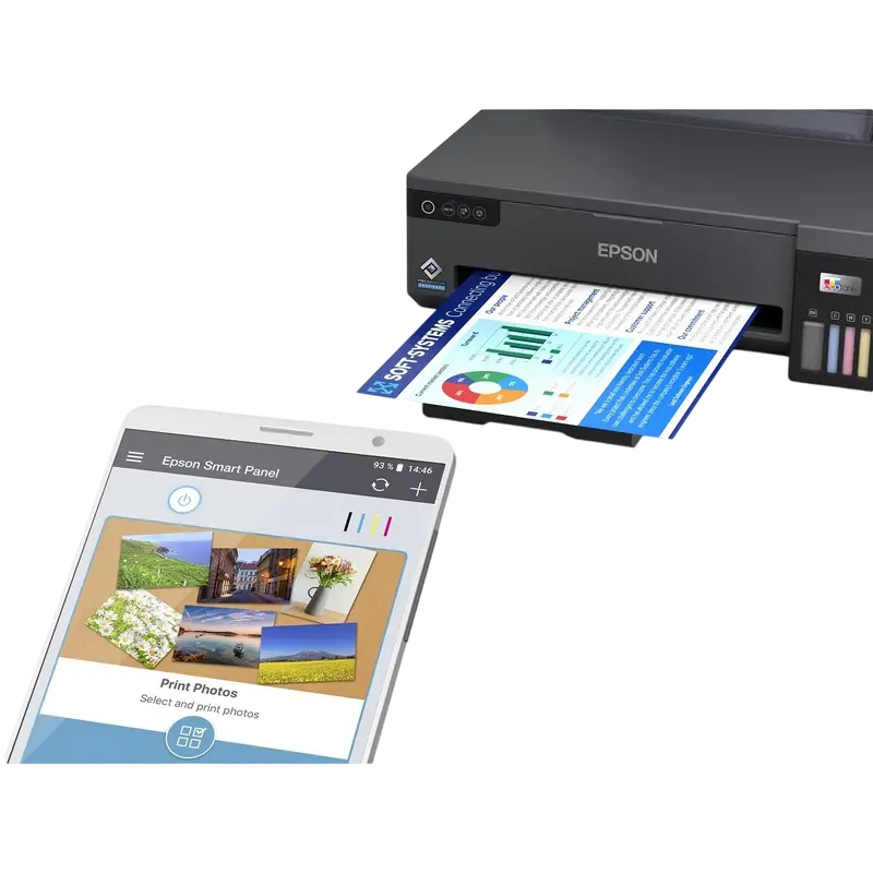 Струйный принтер Epson L11050 A3 Серый - Цветной | 4800 x 1200 точек на дюйм Струйный принтер Epson L11050 A3 Серый - Цветной | 4800 x 1200 точек на дюйм