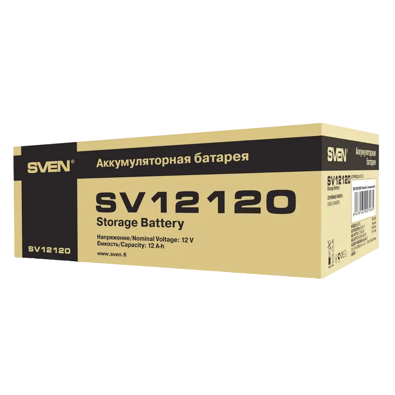 Acumulator UPS SVEN SV12120 - 12 V | 12 Ah Acumulator UPS SVEN SV12120 - 12 V | 12 Ah