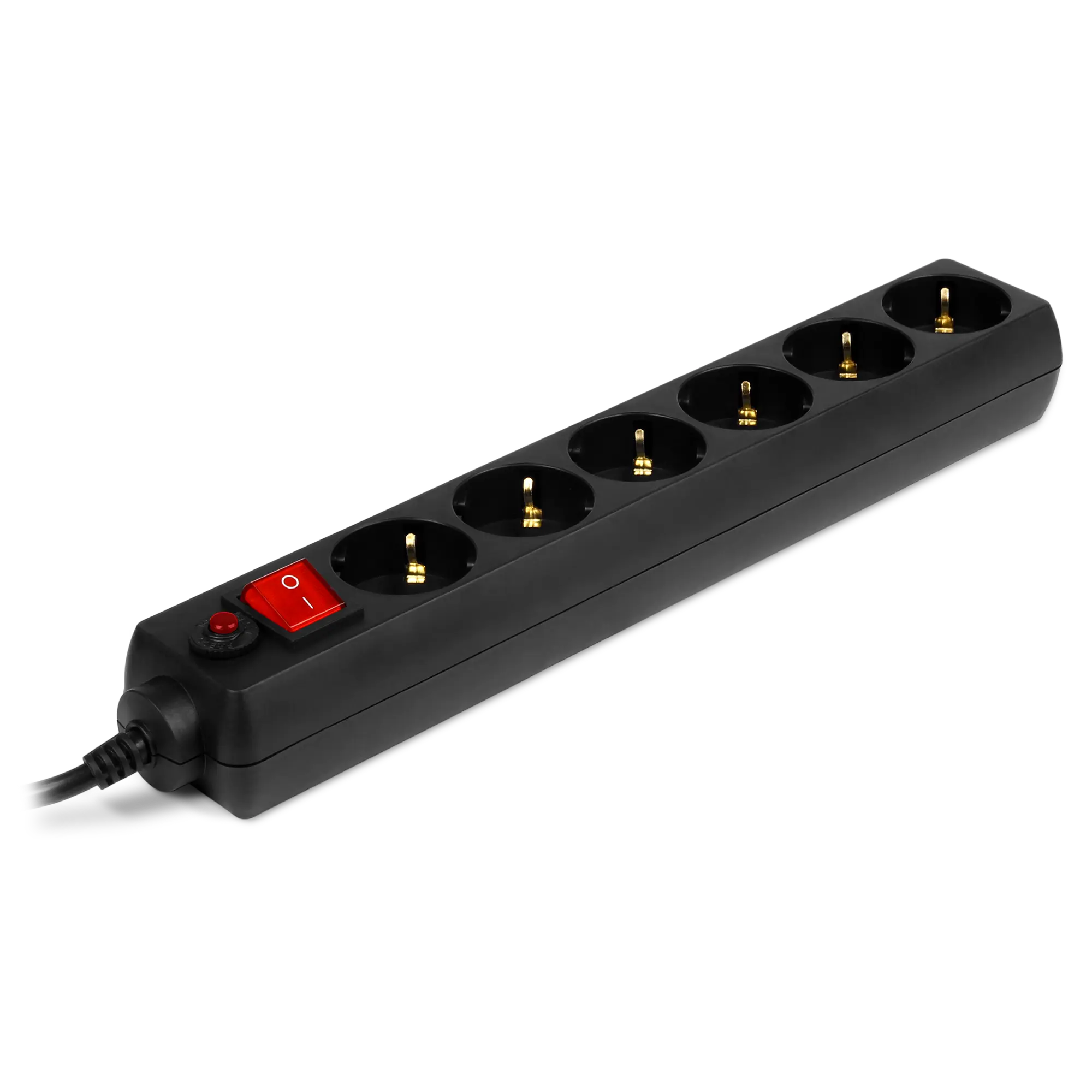 Prelungitor electric SVEN Optima Negru - 1.8 m | 2200 W | 6 Prelungitor electric SVEN Optima Negru - 1.8 m | 2200 W | 6