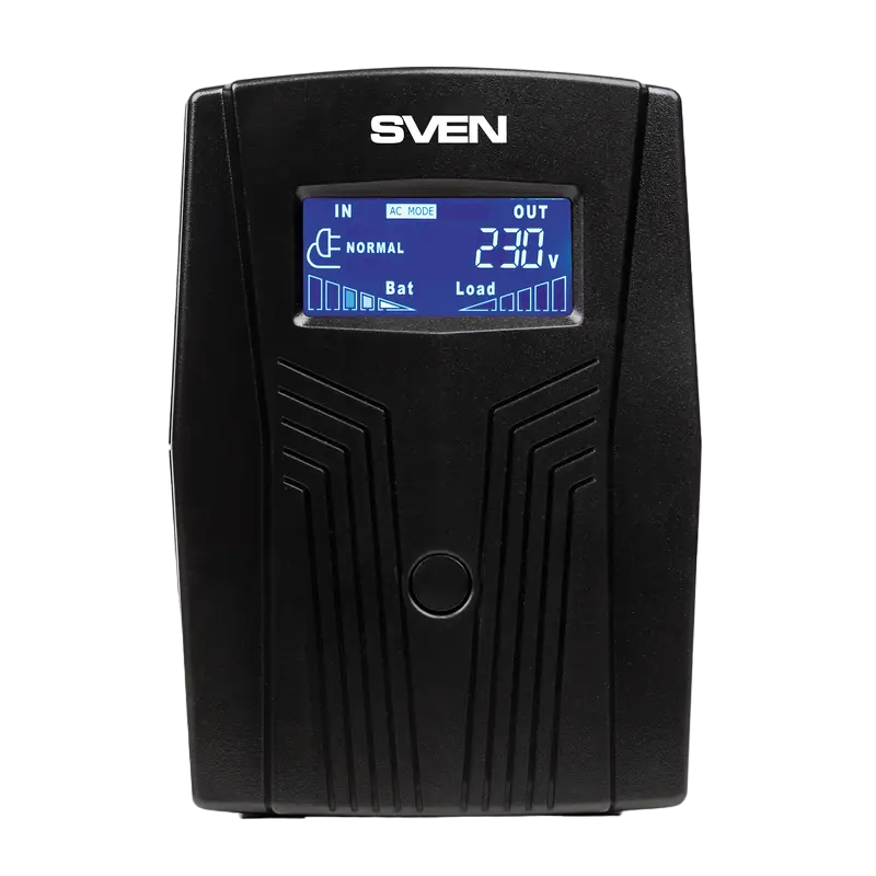 Источник бесперебойного питания SVEN Pro 650 Черный - Башня | Линейно-интерактивный | 650 ВА Источник бесперебойного питания SVEN Pro 650 Черный - Башня | Линейно-интерактивный | 650 ВА