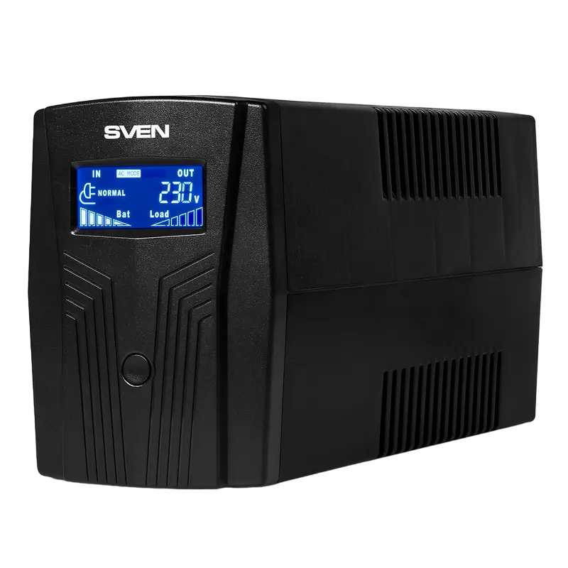 Источник бесперебойного питания SVEN Pro 650 Черный - Башня | Линейно-интерактивный | 650 ВА Источник бесперебойного питания SVEN Pro 650 Черный - Башня | Линейно-интерактивный | 650 ВА