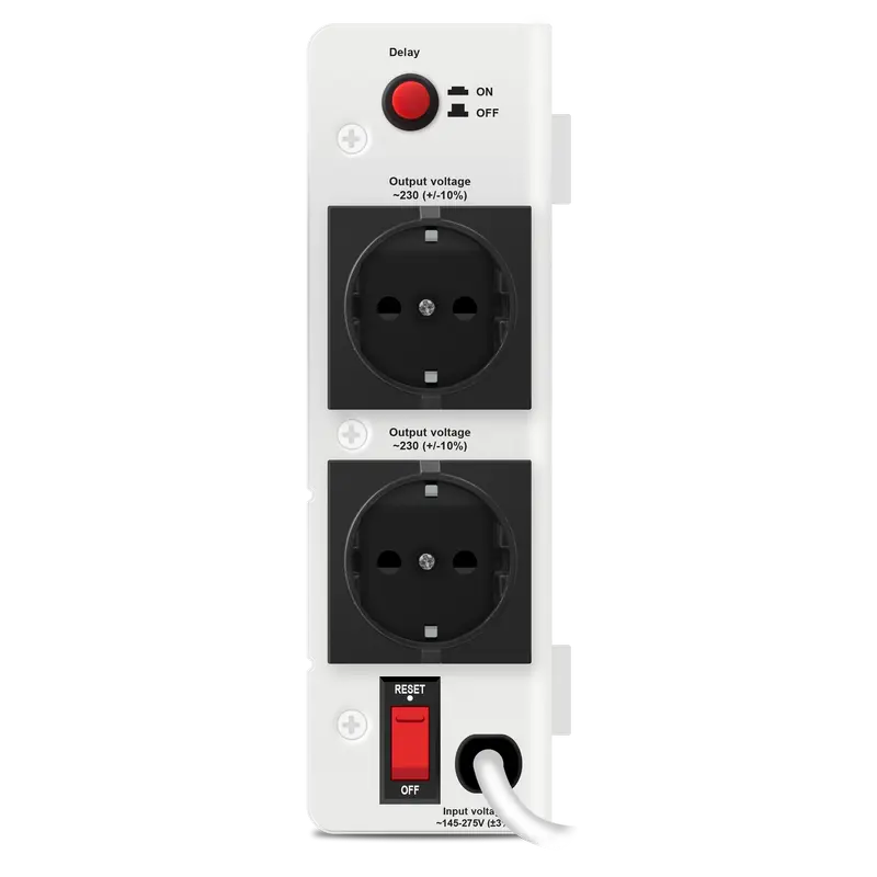 Стабилизатор напряжения SVEN SLIM AVR-2000 LCD Белый - 2000 ВА | 1200 Вт Стабилизатор напряжения SVEN SLIM AVR-2000 LCD Белый - 2000 ВА | 1200 Вт