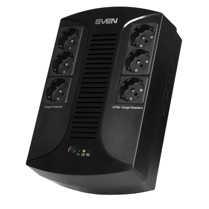 Источник бесперебойного питания SVEN UP-L1000E Черный - Линейно-интерактивный | 1000 ВА Источник бесперебойного питания SVEN UP-L1000E Черный - Линейно-интерактивный | 1000 ВА