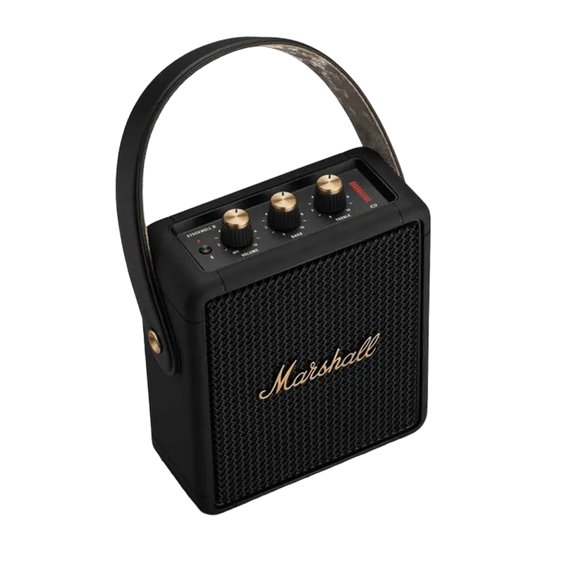 Boxă portabilă Marshall Stockwell II Negru/Maro - 20 W | 2.0 Stereo | IPX4 | 20 ore Boxă portabilă Marshall Stockwell II Negru/Maro - 20 W | 2.0 Stereo | IPX4 | 20 ore