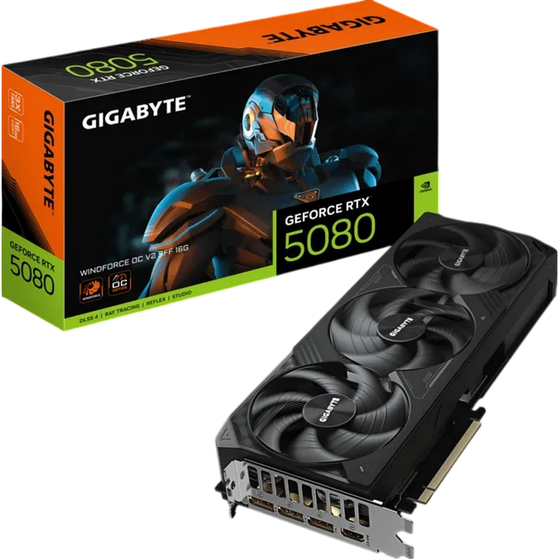 Placă video Gigabyte GV-N5080WF3OCV2-16GD - 16GB | PCI-E 5.0
