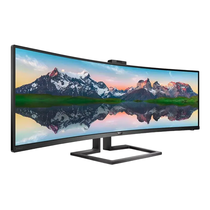 Монитор Philips 499P9H Чёрный - 48.8" | VA | 5120x1440 | 70 Гц | 109 ppi | 5 мс Монитор Philips 499P9H Чёрный - 48.8