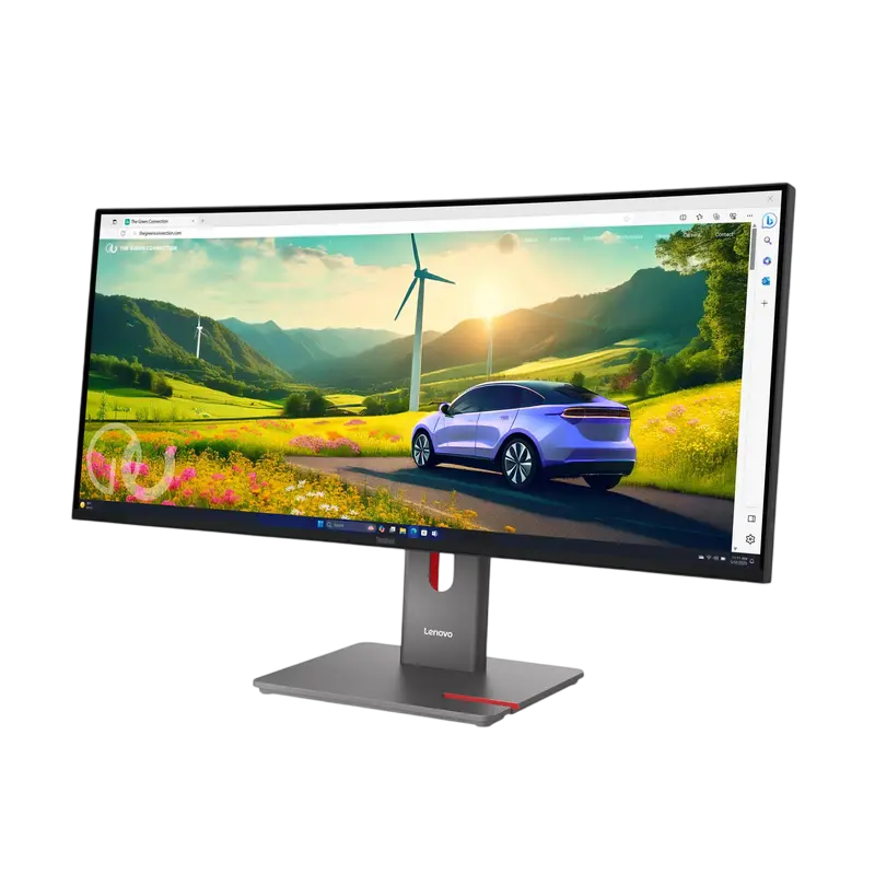 Monitor Lenovo ThinkVision P34WD-40 Eclipse Black - 34" | IPS | 3440x1440 | 120 Hz | 110 ppi | 4 ms Monitor Lenovo ThinkVision P34WD-40 Eclipse Black - 34
