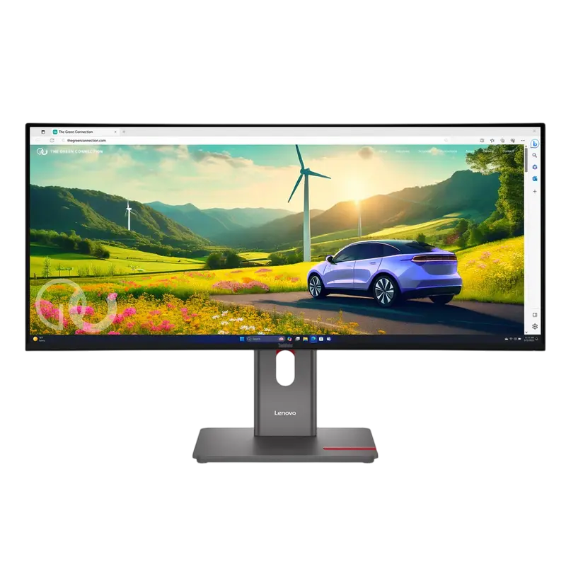 Monitor Lenovo ThinkVision P34WD-40 Eclipse Black - 34" | IPS | 3440x1440 | 120 Hz | 110 ppi | 4 ms Monitor Lenovo ThinkVision P34WD-40 Eclipse Black - 34" | IPS | 3440x1440 | 120 Hz | 110 ppi | 4 ms