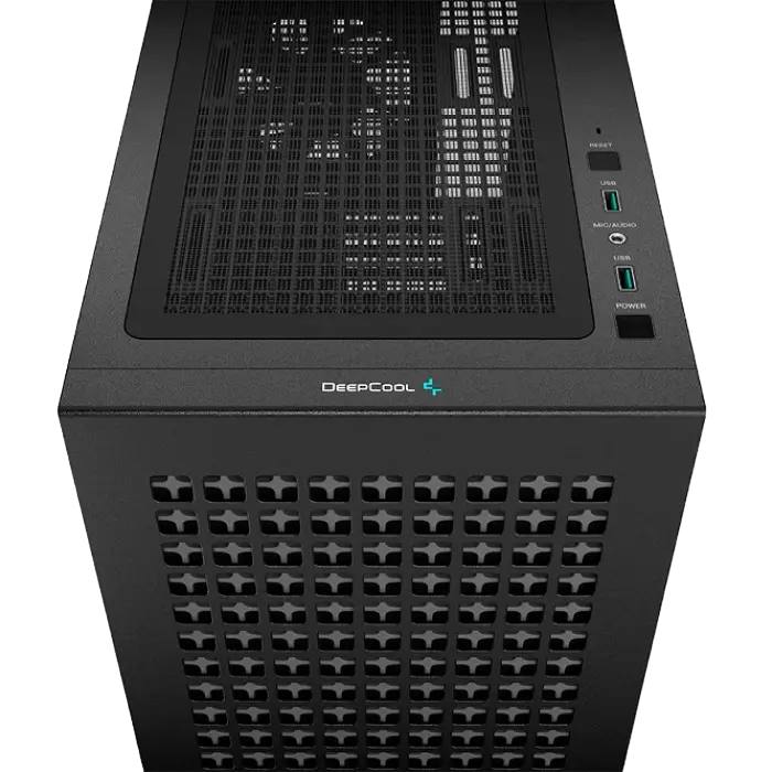 Компьютерный корпус Deepcool CH370 Mini-Tower Черный - Без блока питания | Пластик АБС,Сталь,Закаленное стекло Компьютерный корпус Deepcool CH370 Mini-Tower Черный - Без блока питания | Пластик АБС,Сталь,Закаленное стекло