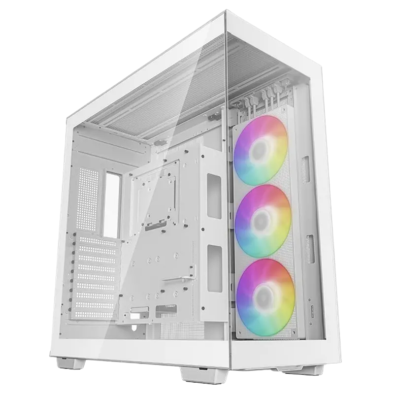 Компьютерный корпус Deepcool CH780 Full-Tower Белый - Без блока питания | Пластик АБС,Сталь,Закаленное стекло