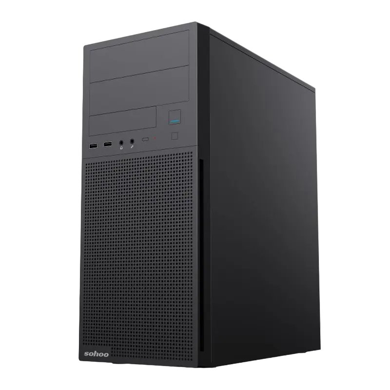 Компьютерный корпус Sohoo 2816BK Midi-Tower Черный - ATX | Металл Компьютерный корпус Sohoo 2816BK Midi-Tower Черный - ATX | Металл