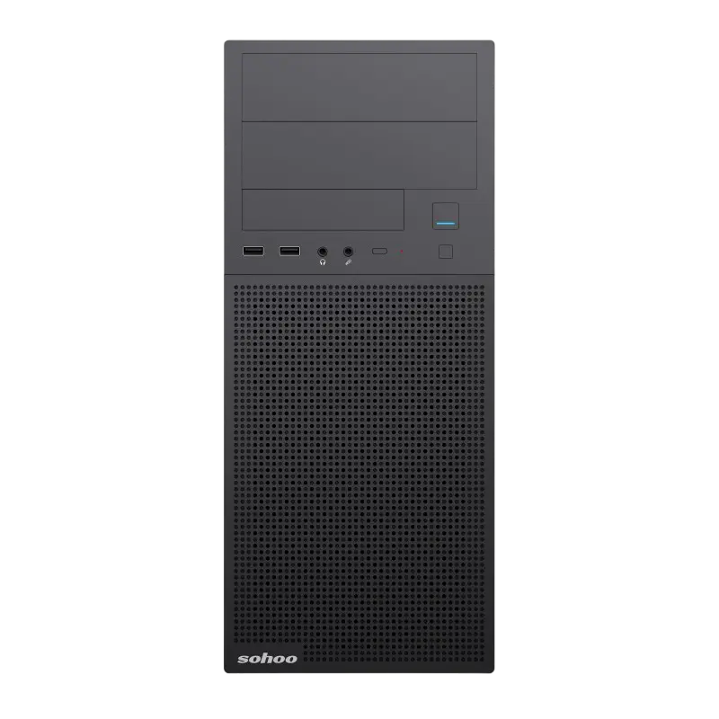 Компьютерный корпус Sohoo 2816BK Midi-Tower Черный - ATX | Металл Компьютерный корпус Sohoo 2816BK Midi-Tower Черный - ATX | Металл