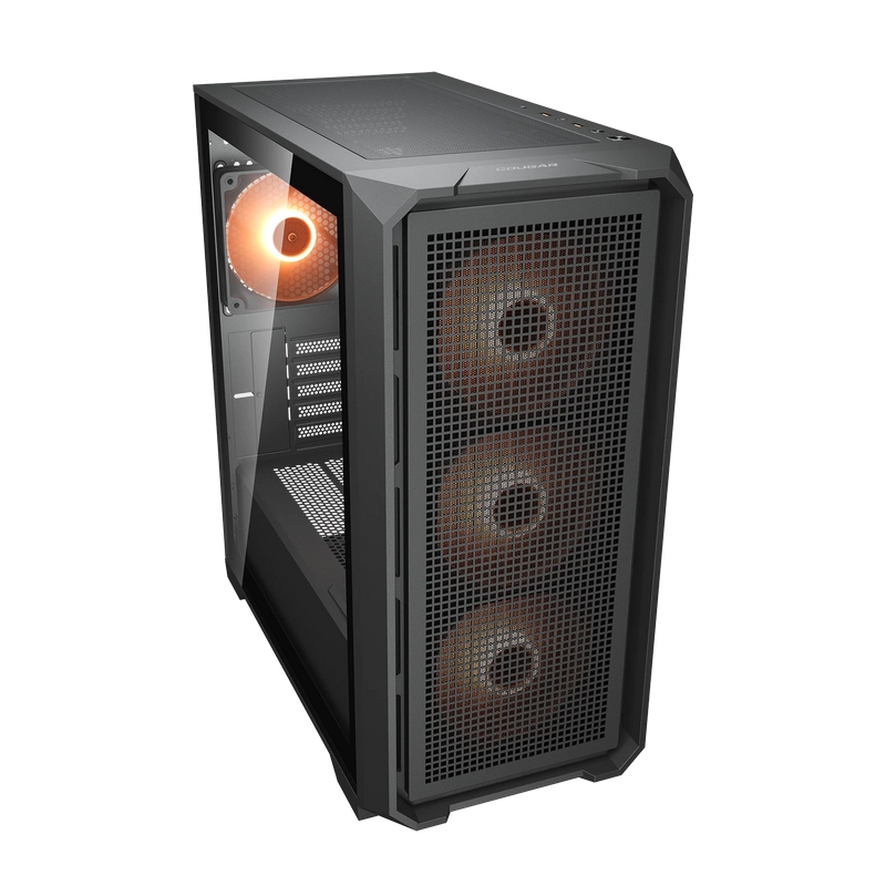 Компьютерный корпус Cougar MX600 Mini V2 Pro Midi-Tower Черный - Без блока питания | Металл,Закаленное стекло | ARGB Компьютерный корпус Cougar MX600 Mini V2 Pro Midi-Tower Черный - Без блока питания | Металл,Закаленное стекло | ARGB