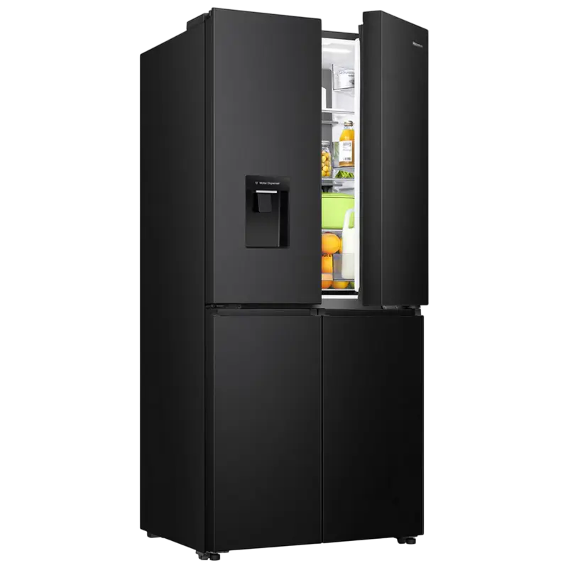 Холодильник Hisense RQ5P470SMFE Чёрный - Side-by-Side | 178.5 см | 482 л Холодильник Hisense RQ5P470SMFE Чёрный - Side-by-Side | 178.5 см | 482 л