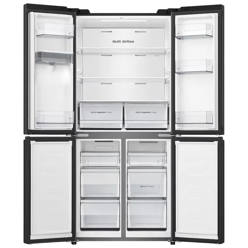 Холодильник Hisense RQ5P470SMFE Чёрный - Side-by-Side | 178.5 см | 482 л Холодильник Hisense RQ5P470SMFE Чёрный - Side-by-Side | 178.5 см | 482 л