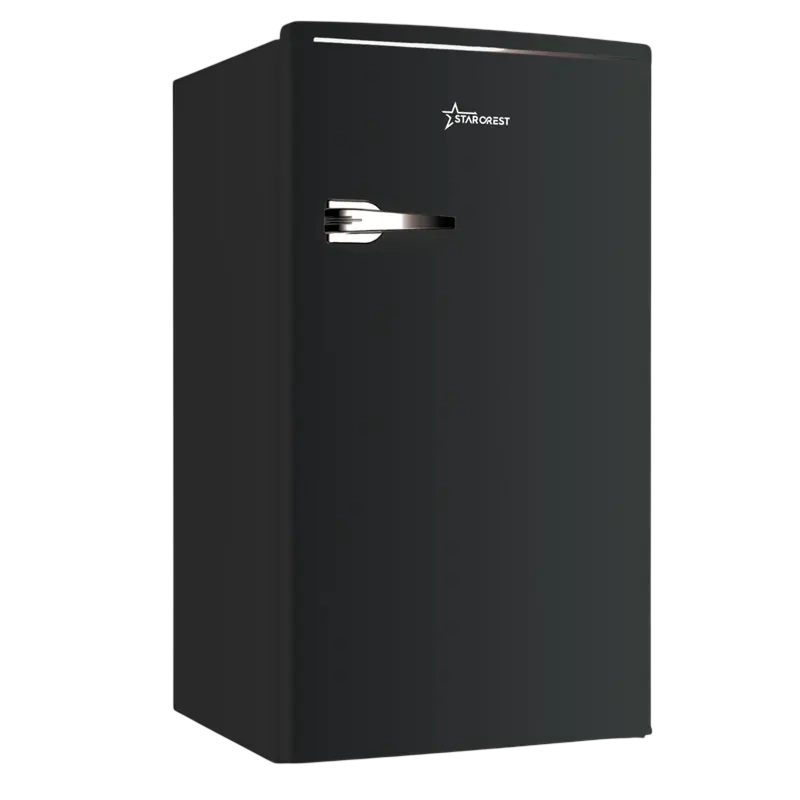 Frigider STARCREST SRF-86BK Negru - Cu o singură ușă | 84 cm | 85 l Frigider STARCREST SRF-86BK Negru - Cu o singură ușă | 84 cm | 85 l
