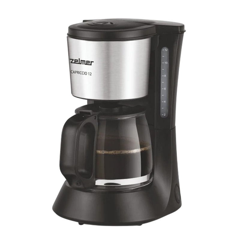 Cafetiera cu picurare Zelmer ZCM1200 Negru - Cafea măcinată | 680 W | 1.2 l