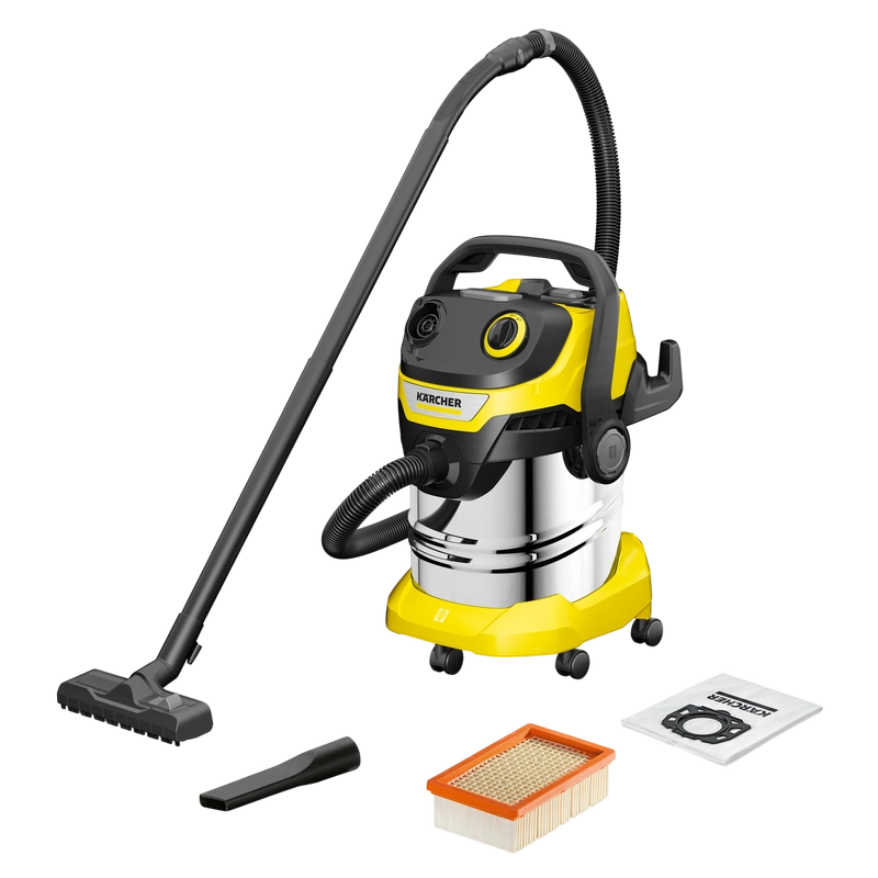 Aspirator Karcher WD 5 S V-25/5/22 Galben - Uscată, Umedă | 280 W | Container, Sac | 25 l