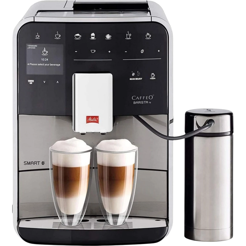 Aparat de cafea Melitta F86/0-100 Oțel inoxidabil - Cafea măcinată, Cafea boabe | 1450 W | 15 bar | 1.8 l