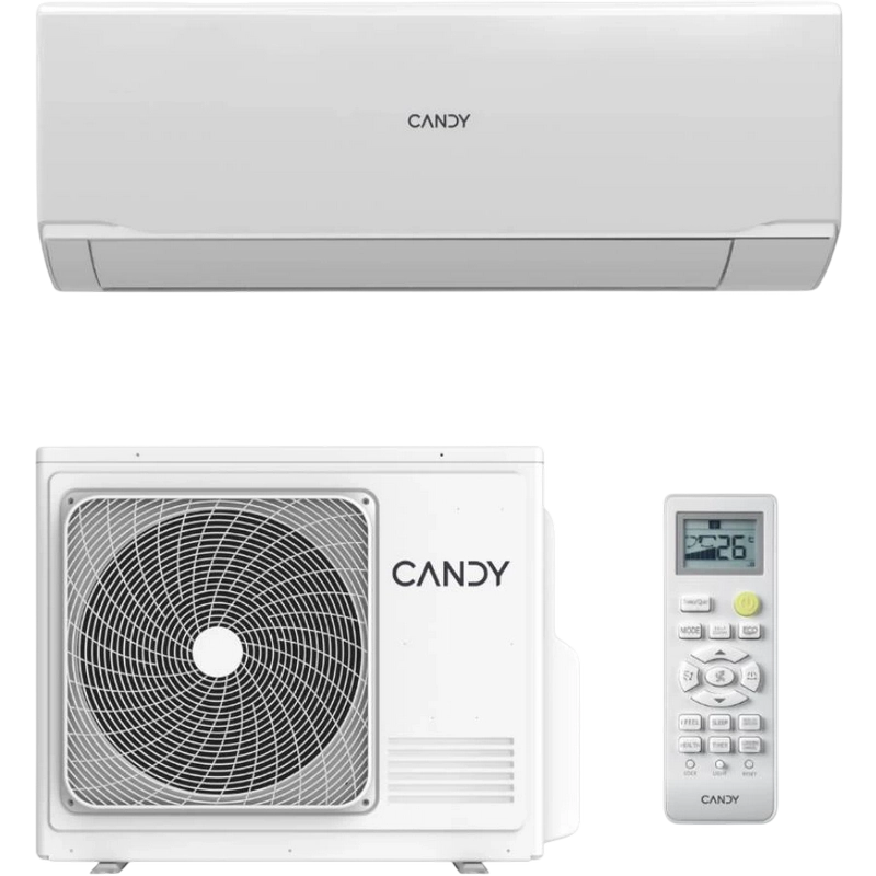 Aparat de aer condiționat Split Candy Brezza CY-12BRIN/CY-12BROUT Alb - pînă la 35 m² | 12 kBTU/h | A++ | R-32