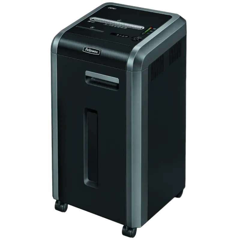 Tocător Fellowes Powershred® 225Ci Negru - A4 | 60 l | 80 mm/s