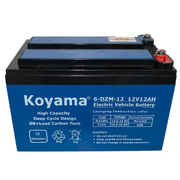 Baterie KOYAMA moto 6-DZM-12 12V 12Ah