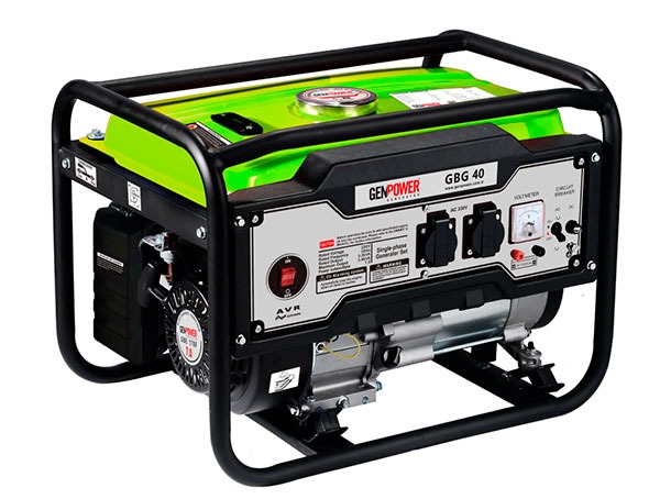 Бензиновый генератор GENPOWER GBG40 2,6 - 3,2 KW 3000 об/мин - 50Hz 230V