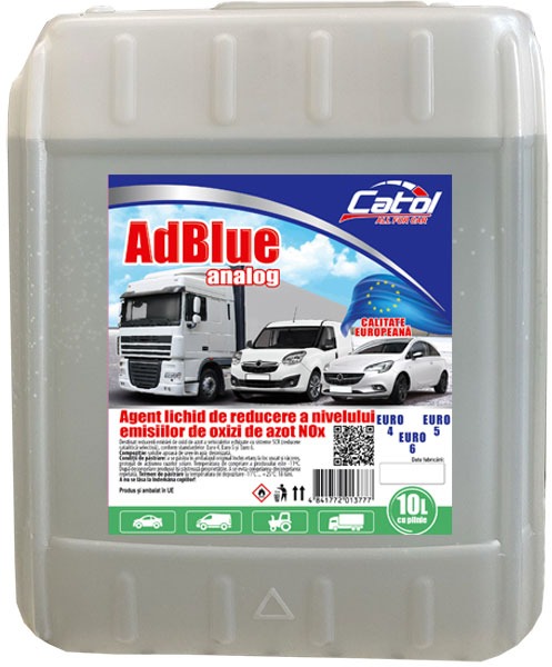 AdBlue® solutia apoasa de uree cu palnie 10 kg