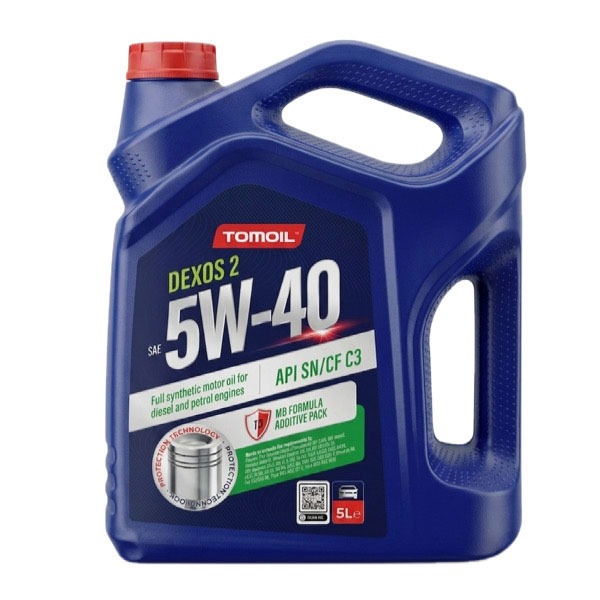 Tomoil масло моторное SAE 5W40 SN/CF C3 5L