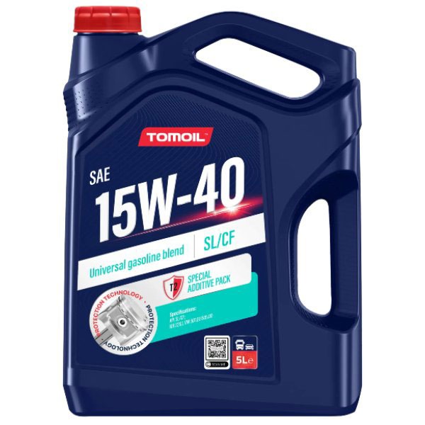 Tomoil масло моторное минеральное SAE 15W40 SL/CF 5L