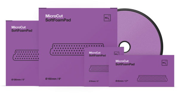9998326 Micro Cut Soft Foam Pad (violet) 45x25mm 1buc/ Burete pentru îndepărtarea zgârieturilor fine, hologramelor și urmelor de lustruire