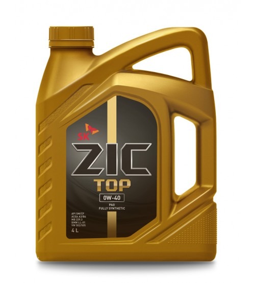 Ulei de motor ZIC TOP 0W-40 4L