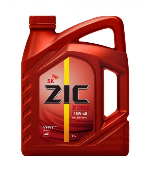 Ulei de motor ZIC X3000 15W-40 6L